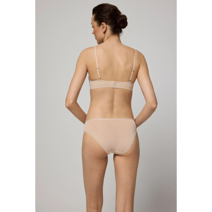 Confezione da 2 mutandine midi basico beige