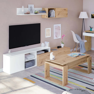 Mesa de centro elevable Nova Alpine Oak
