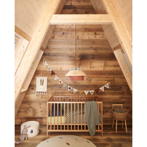 Lit Bébé 60 X 120 Cm Bois SHANTAL