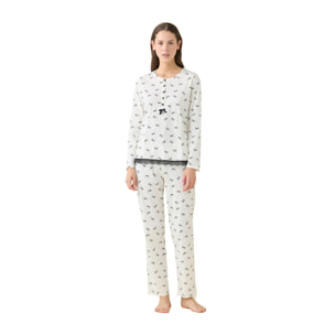 Pigiama donna estivo in cotone articolo cherie. Noidinotte
