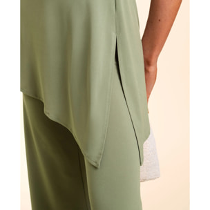 Top de mujer asimétrico palabra de honor