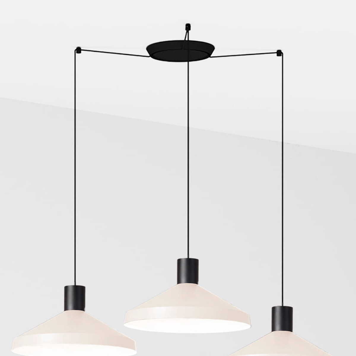 KOMBO 400 3L Lampada sospensione beige