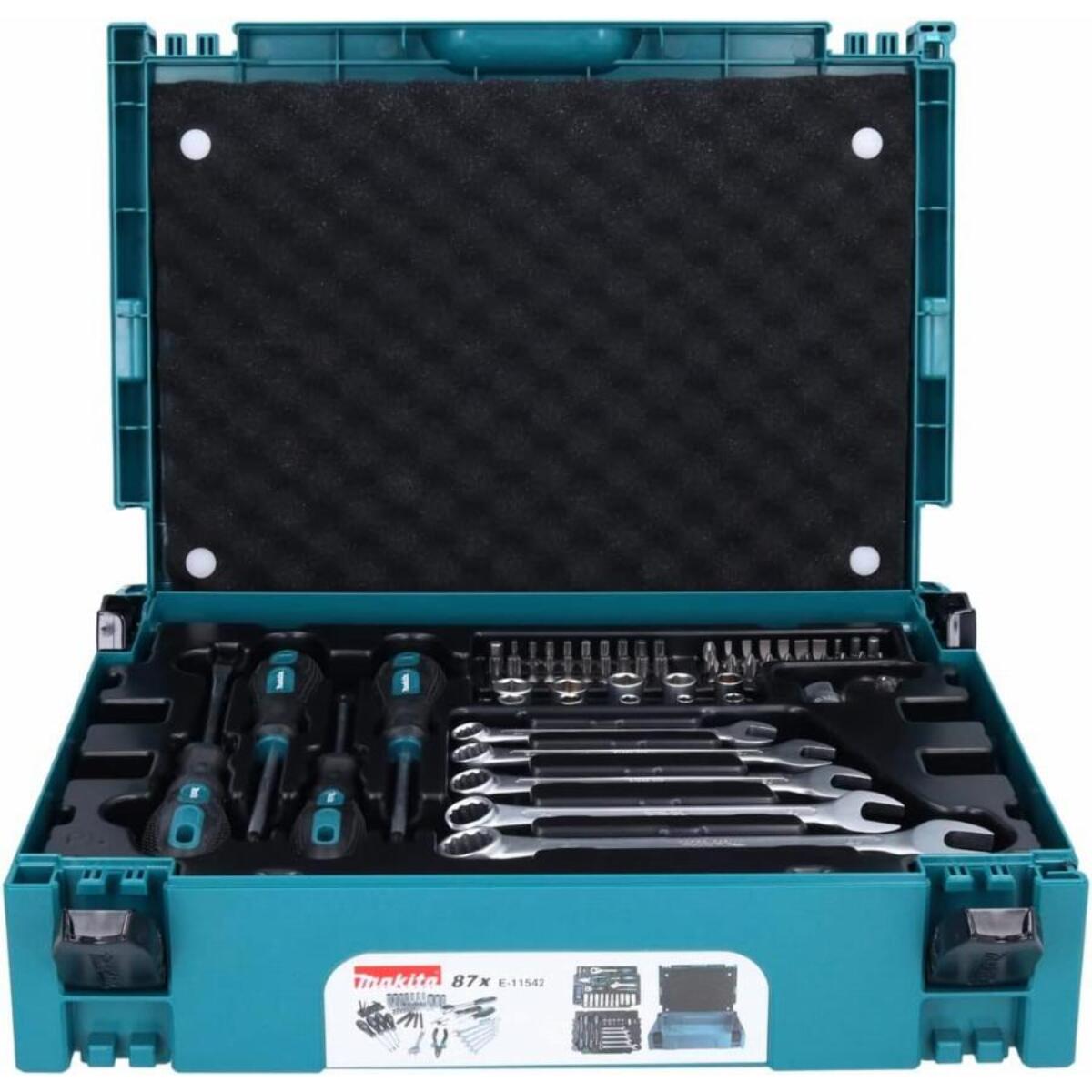 MAKPAC Caja de herramientas manuales 87 UDS - MAKITA -E-11542