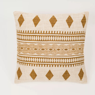 Cojín cuadrante algodón Fauno 45x45 - funda + relleno