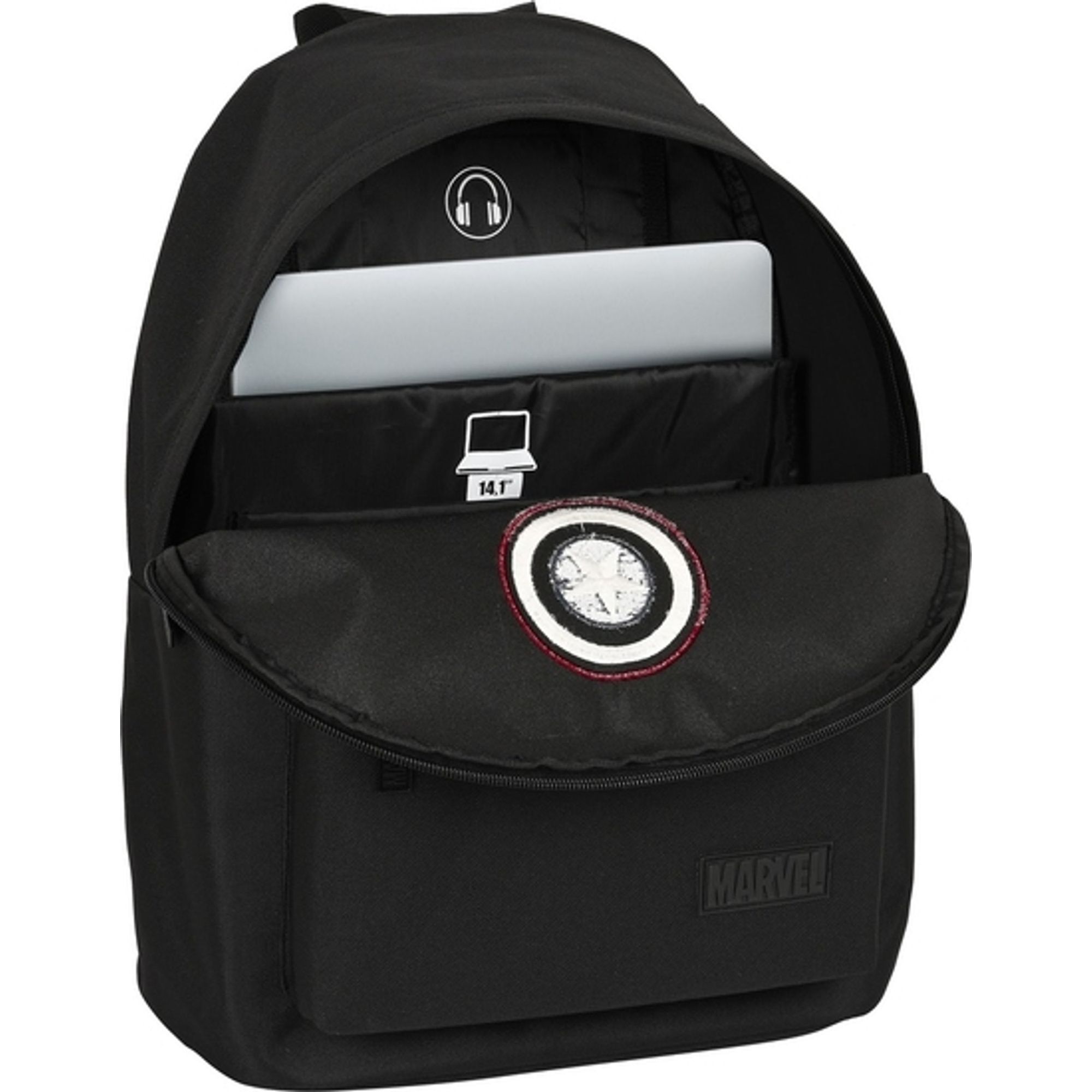 Mochila para portatil 14,1" capitan america teen