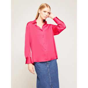 Motivi - Camicia satin - Fucsia