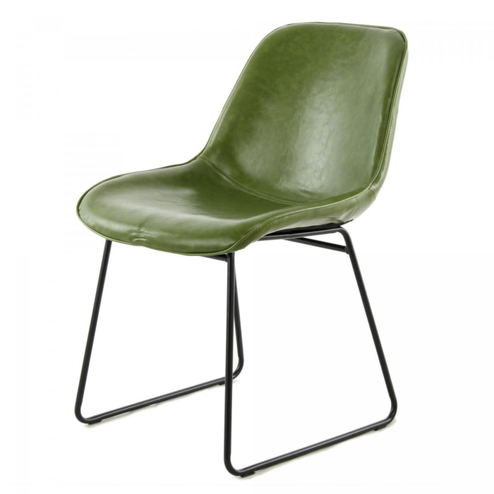 Chaise semi artisanal LOT DE 2 VUJA