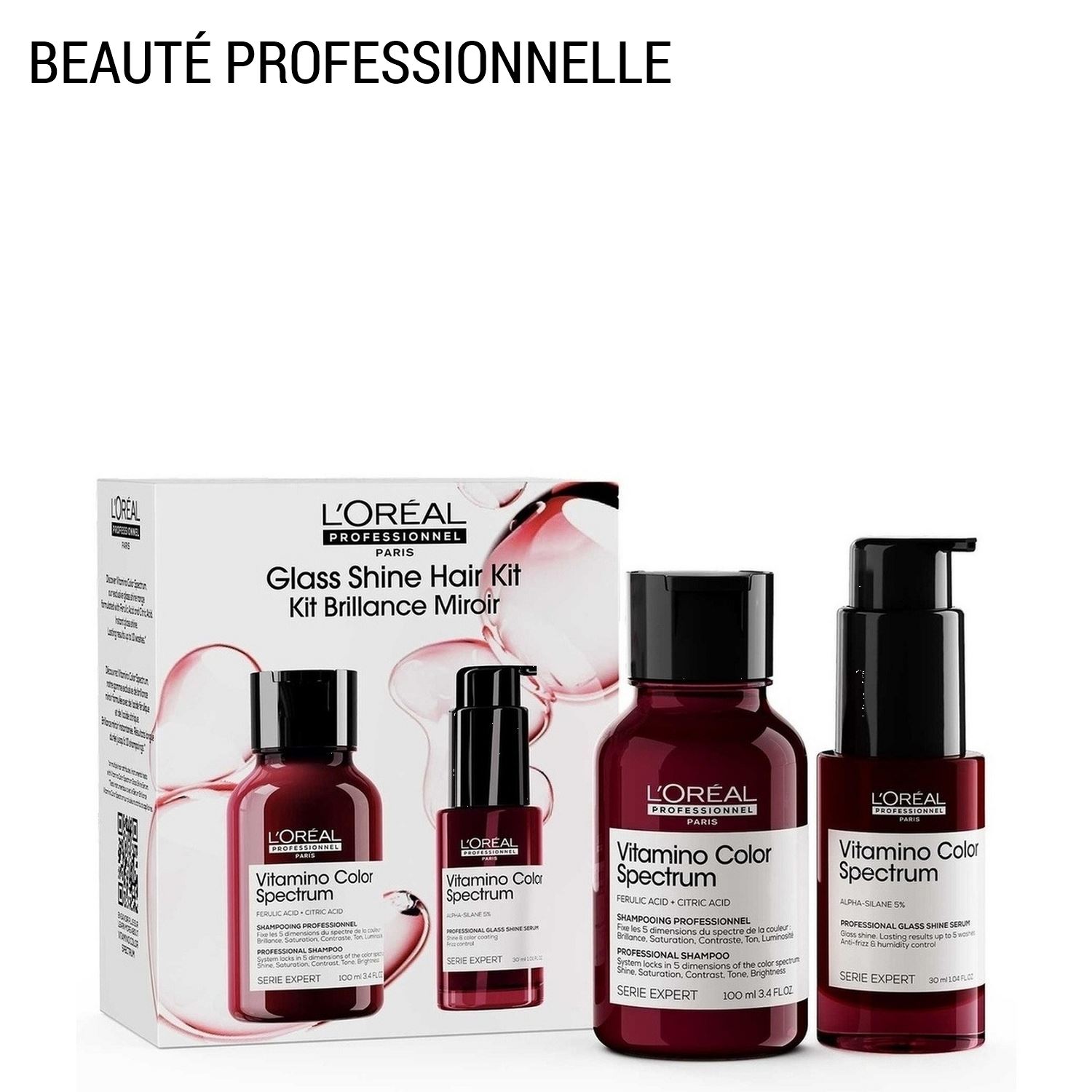 Vitamino Color Spectrum - Coffret Shampooing Protecteur 100 ml + Sérum sans Rinçage 30 ml