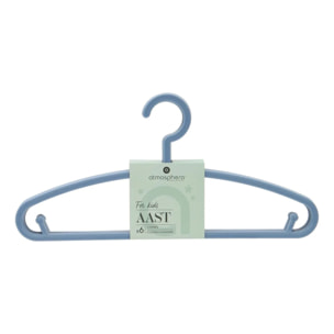 6 cintres enfant Aast bleu