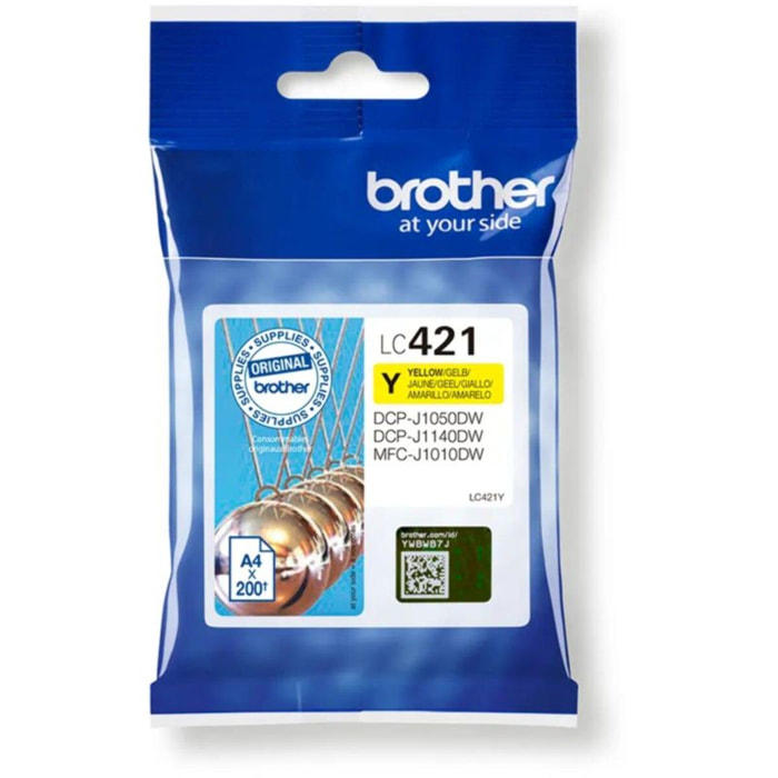 Cartouche d'encre BROTHER Jaune LC421