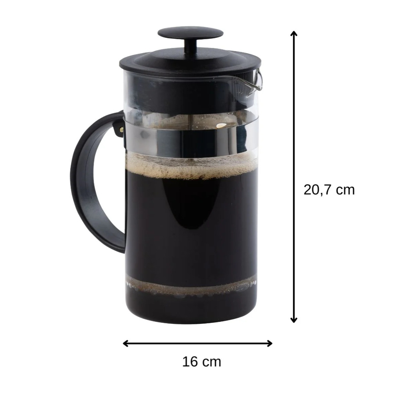 Cafetière à piston 1L Fackelmann