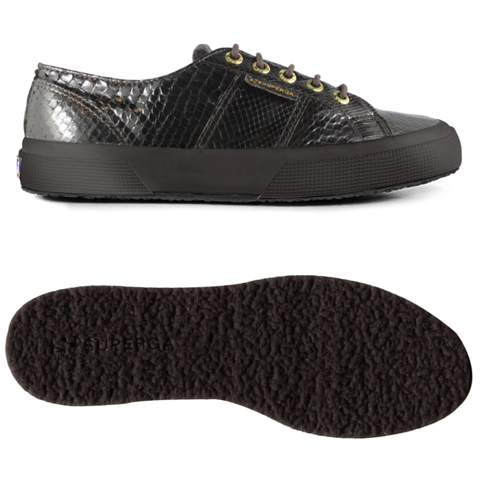 Le Superga Uomo Donna Marrone Estreme 2750-Python