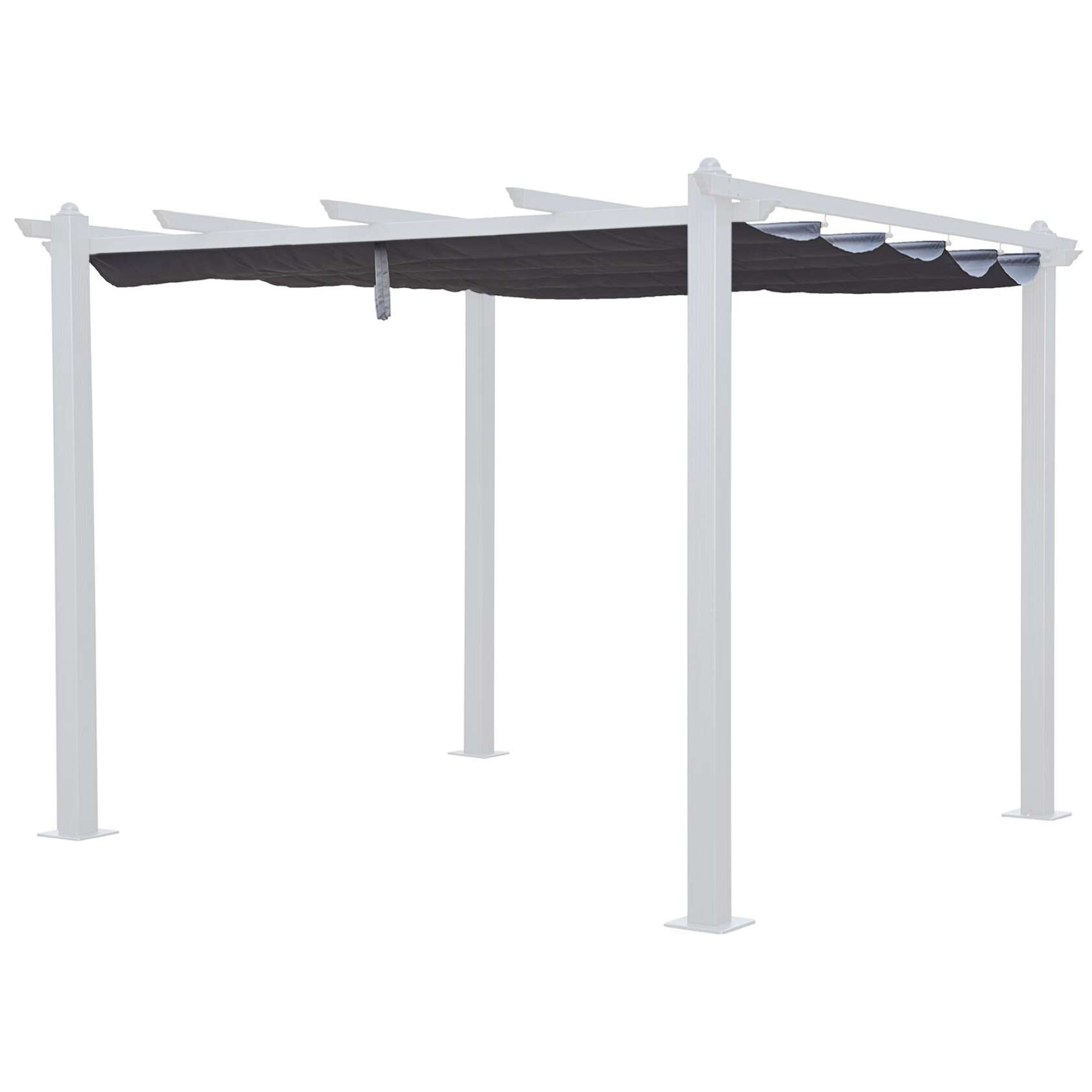 Toile pour pergola autoportante 3 × 3m CASSIS grise