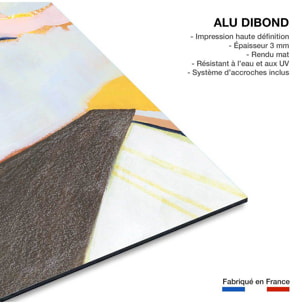 Tableau abstrait bonbons du désert  Tableau alu Dibond