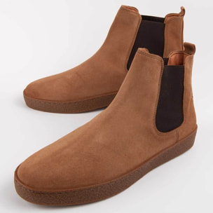 Bota De Piel - Marron
