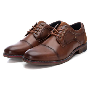 Zapato blucher/derby camel