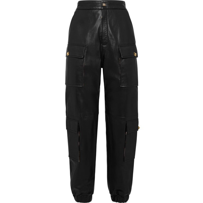 PHILIPP PLEIN Pantalones jogger de cuero
