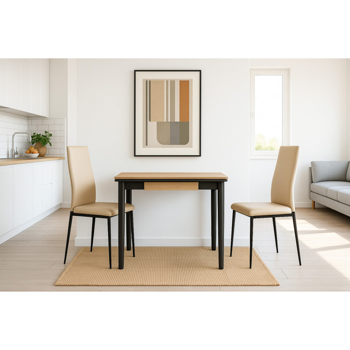 Mesa de cocina extensible