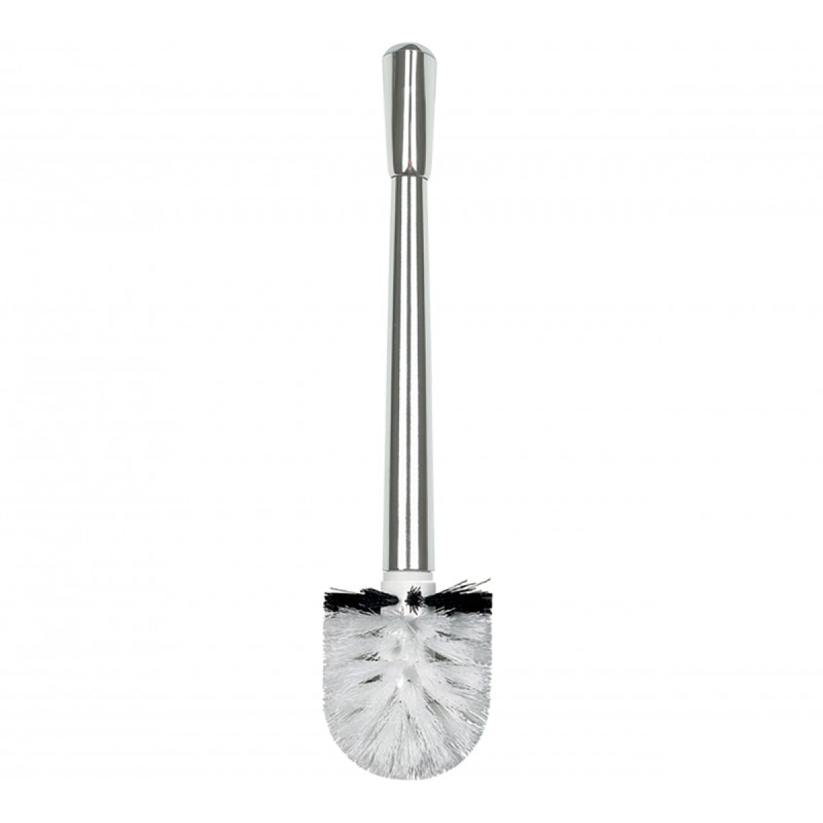 Brosse wc avec manche ETNA chromé Blanc Spirella