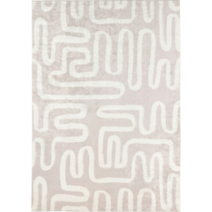 GREGE - Tapis moderne motif labyrinthe