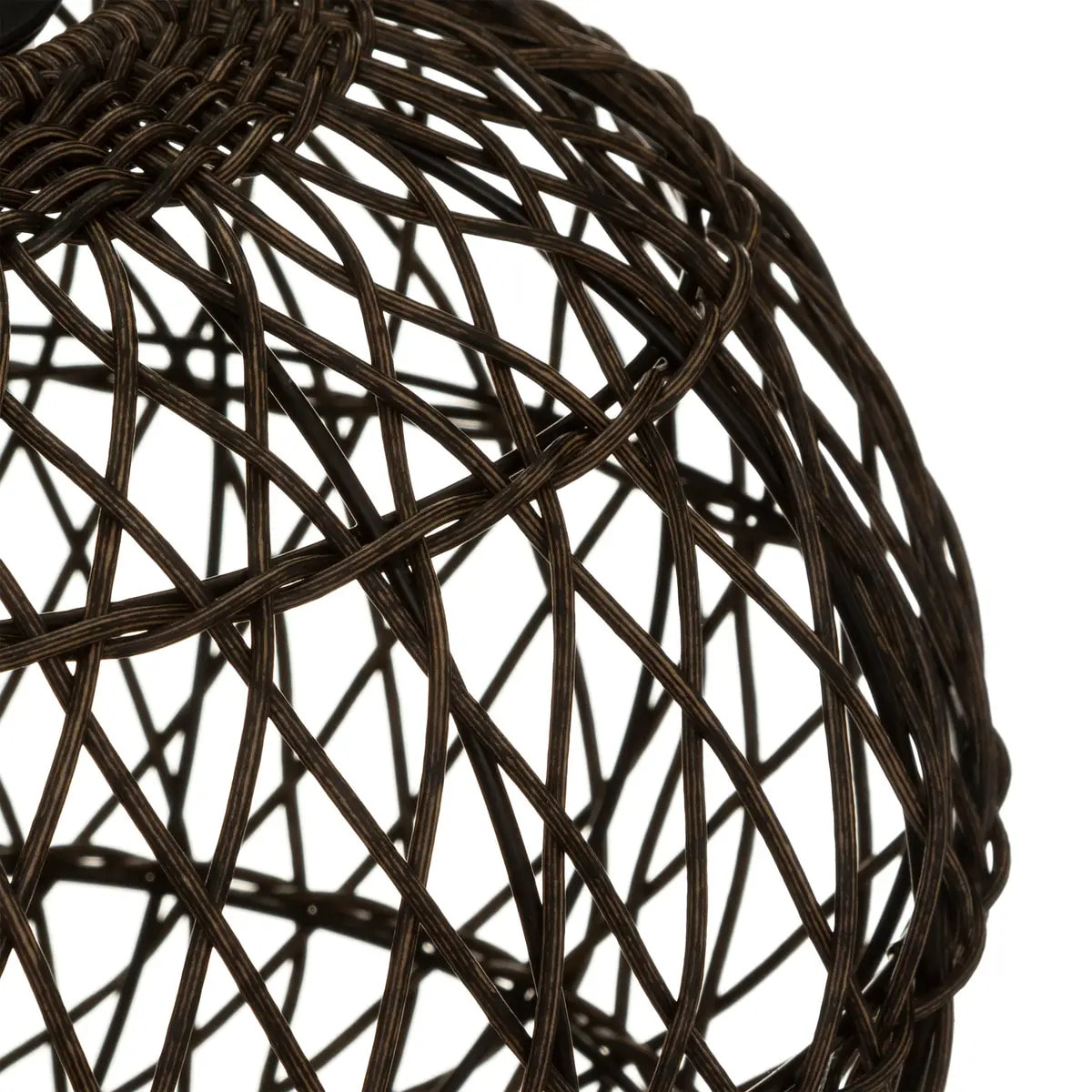 Lampe solaire "Boule" noir D31cm
