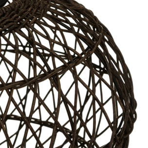 Lampe solaire "Boule" noir D31cm