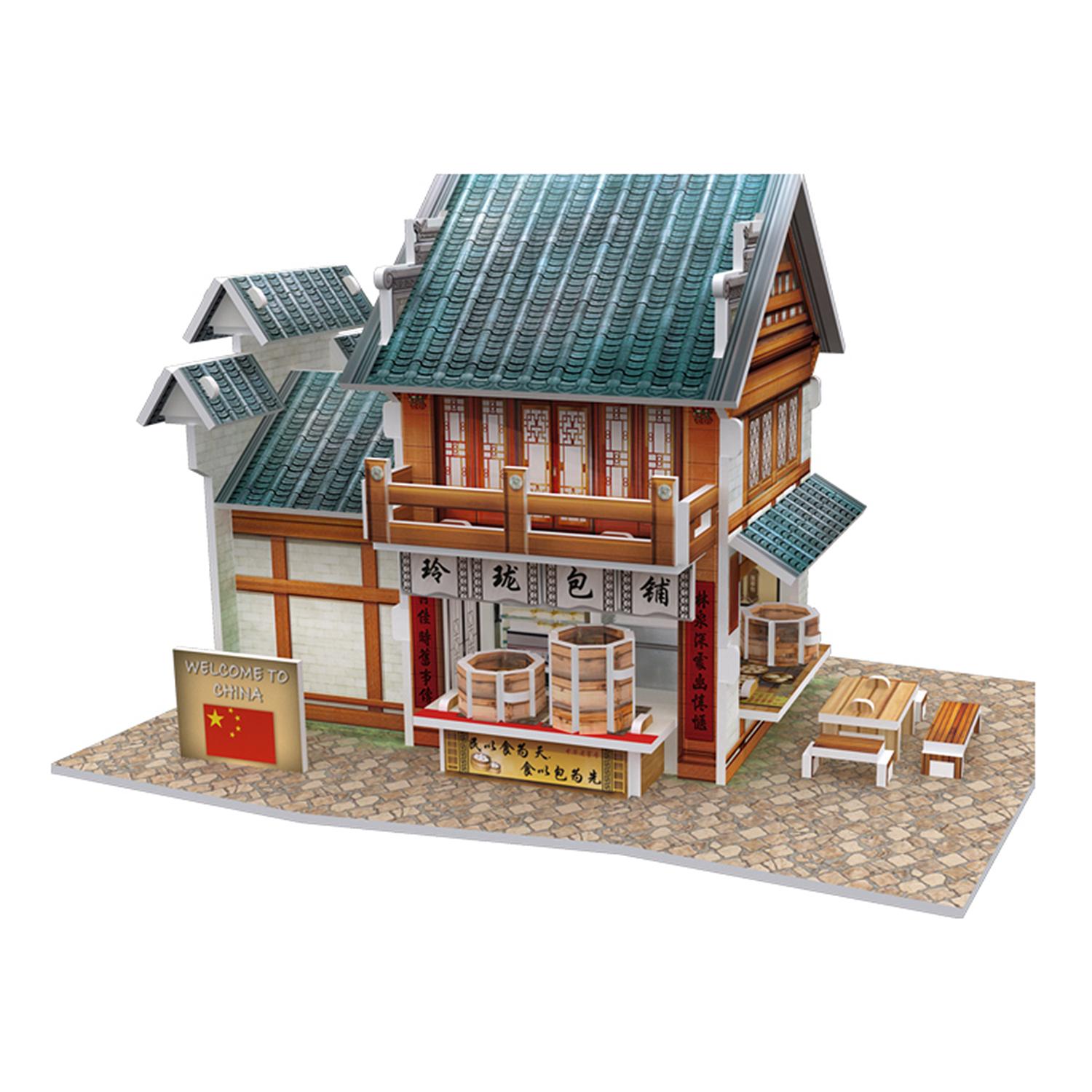 Puzzle 3D WORLD STYLE CHINA ORIENTAL TIENDA LINGLONG tradicional