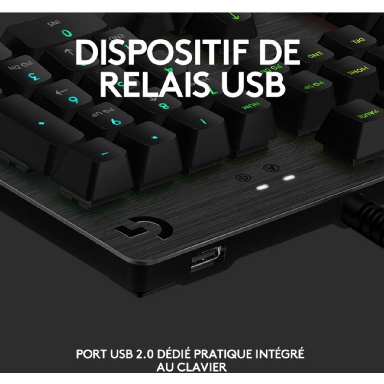 Clavier gamer LOGITECH G512 CARBON GX BLUE