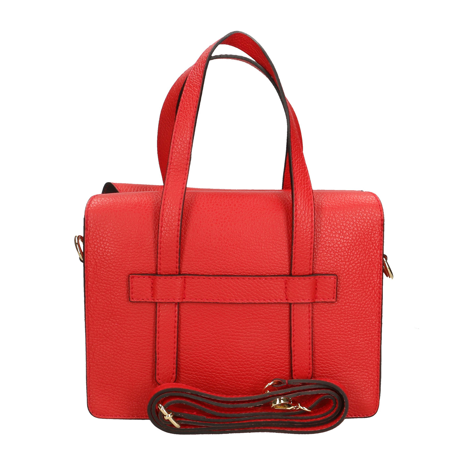 Borsa a mano da Donna Nara in Vera Pelle Made in Italy 20x25x8 cm