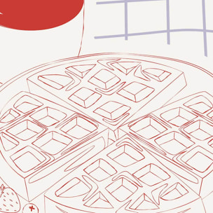 Tableau Bon Appétit cuisine Toile imprimée