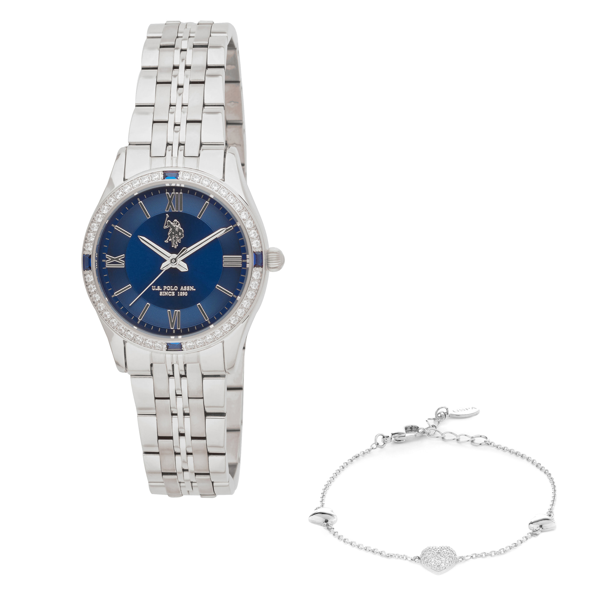 Cofanetto orologio e bracciale U.S. Polo Assn.