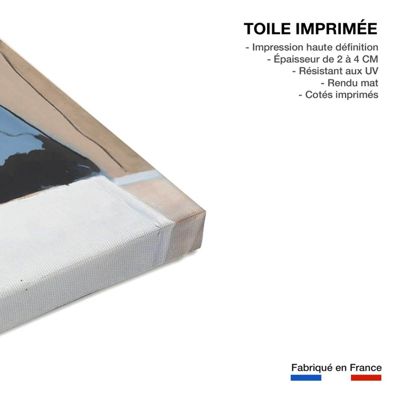 Tableau collage arlesienne Toile imprimée