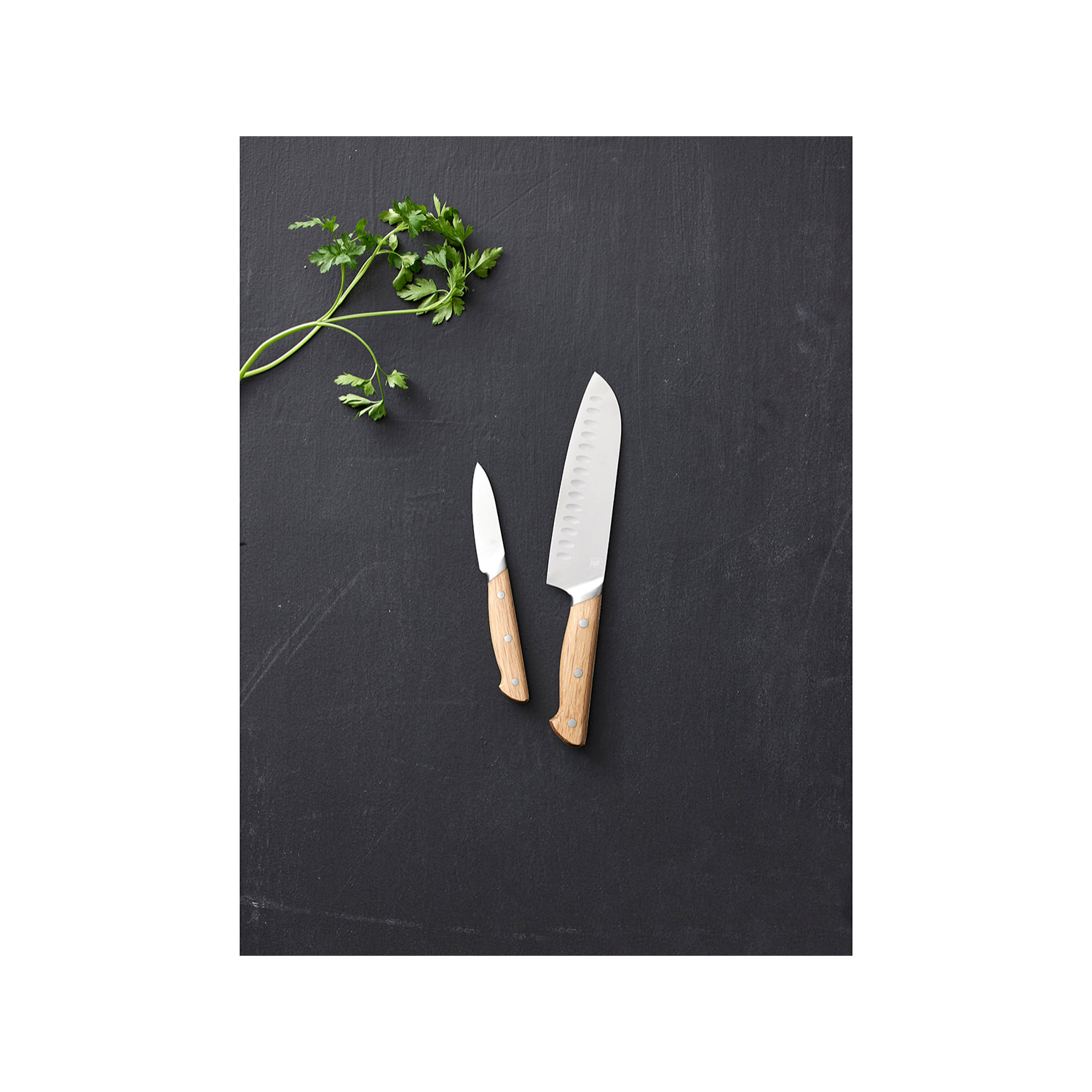 Ensemble de 2 couteaux Foresta en Chêne