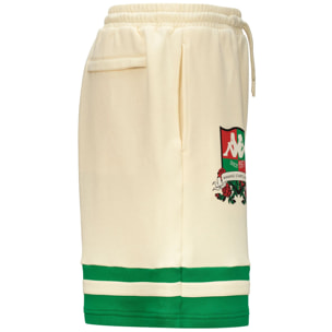Kappa - Pantaloncini Uomo Bianco - AUTHENTIC HERITAGE LAUSHON