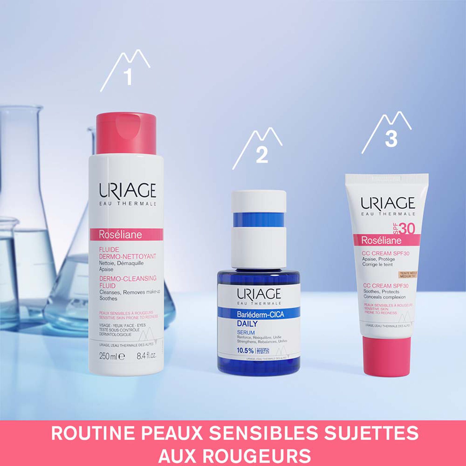 ROSELIANE - CC Cream Soin teinté anti-rougeurs SPF30 40ml