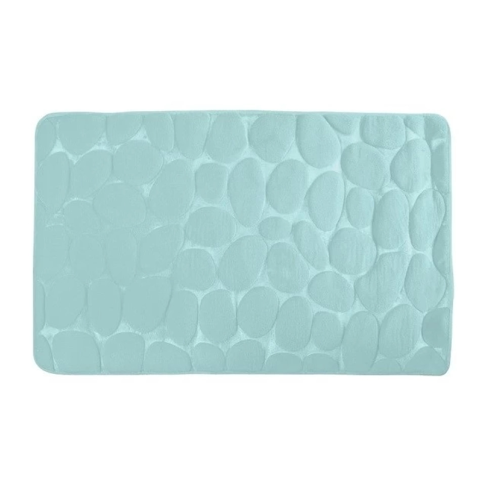 Tapis de bain Microfibre PEBBLE 40x60cm Vert pastel MSV