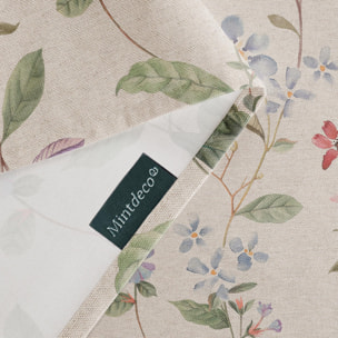 Mantel antimanchas PEONIA MULTICOLOR - 100% algodón