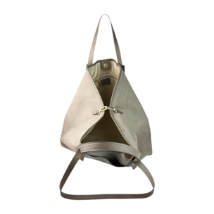 Bolso de Hombro Cheval Firenze Formentera F/W Gris Pardo Claro