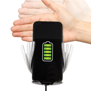 SUPPORT TEL VOITURE INFRAROUGE CHARGE INDUCTION