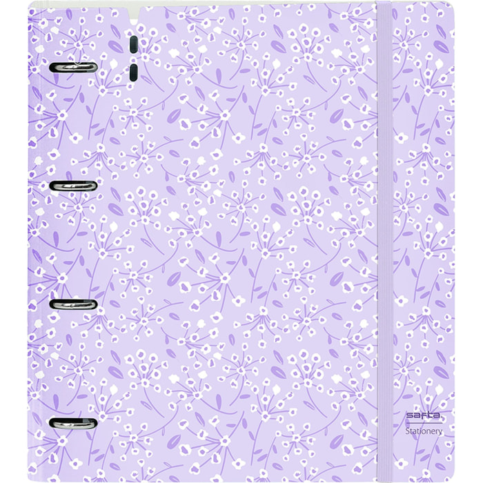 Carpeblock pp foam 4 ani 35mm c/recambio safta "light purple flowers"