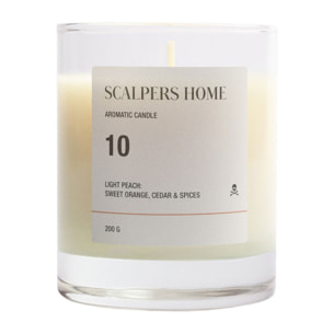 Vela aromática 200gr aroma light peach scalpers