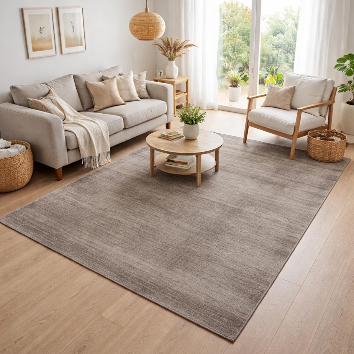 Tapis salon JACU, tapis ton sur ton moderne et contemporain