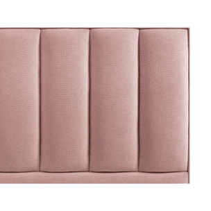 Cabecero de madera tapizado en tela para cama de 135 145x132