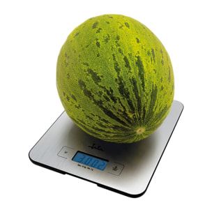 Báscula de cocina JATA 719 HASTA 15 Kg. De acero inoxidable. Alta precisión. Con visor LCD