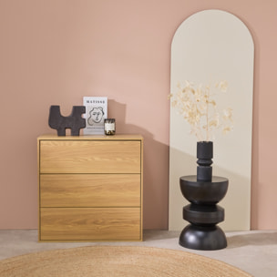 Module de rangement décor bois 3 tiroirs  KOMPO