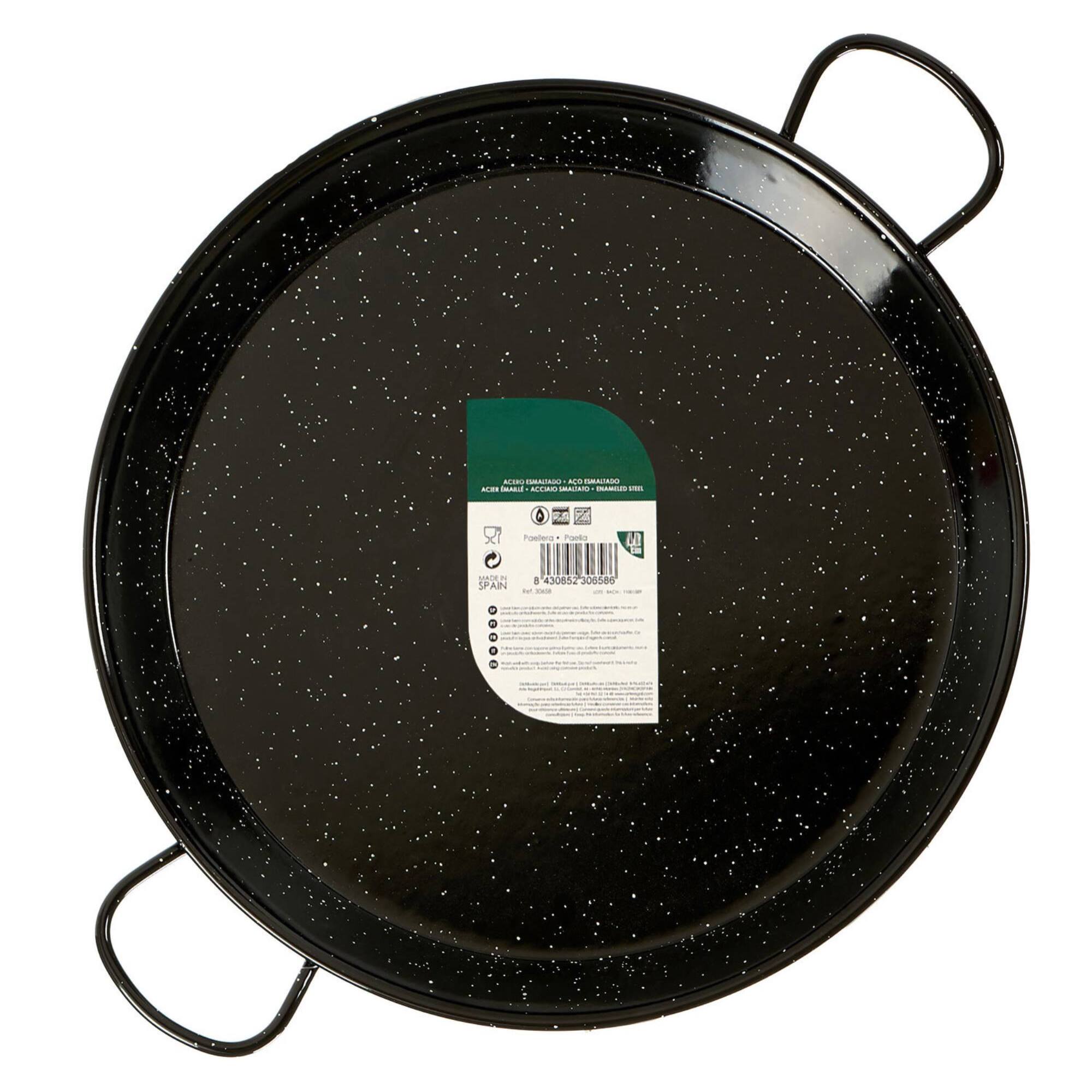 Paellera esmaltada colección la dehesa