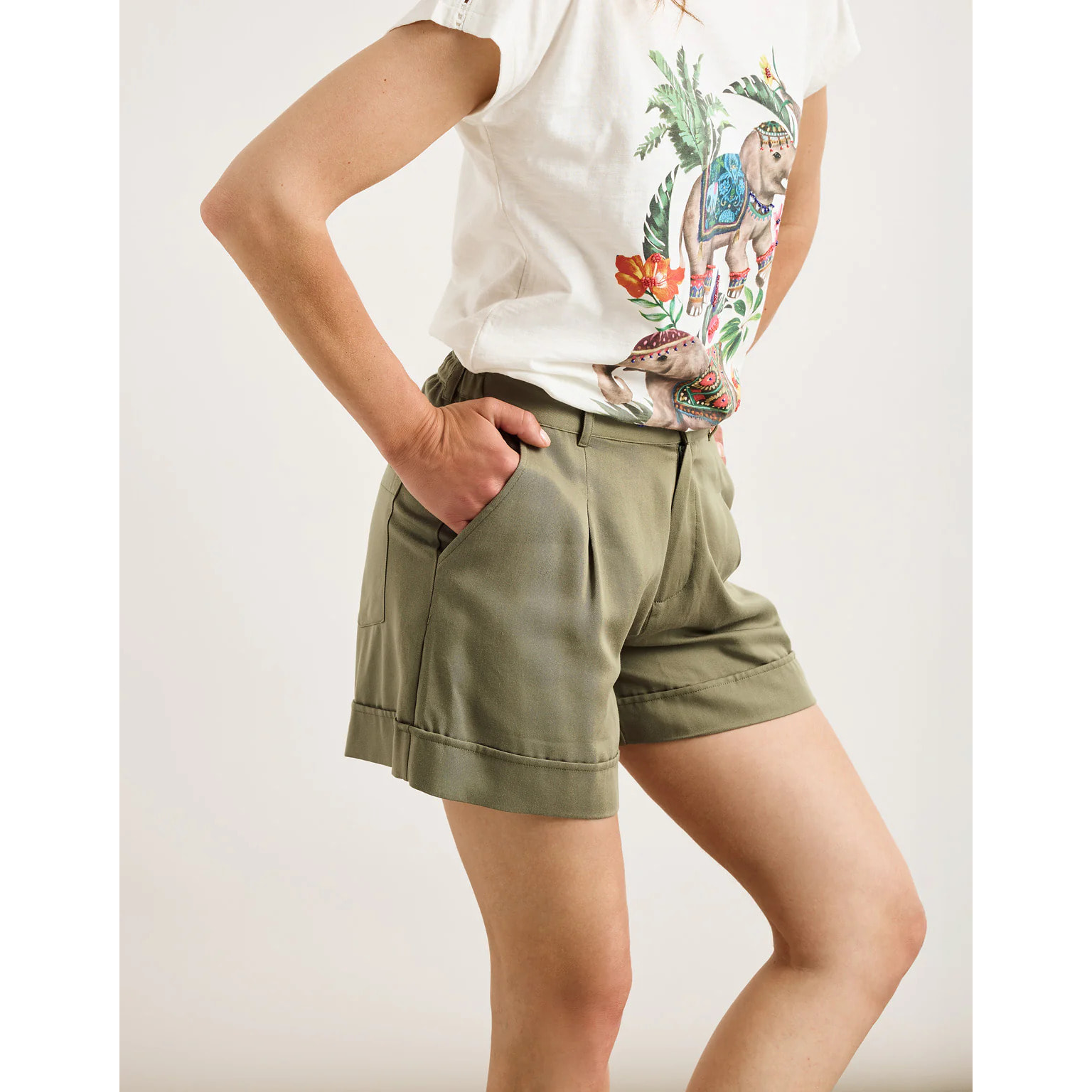 Short Caqui Claro - Duqui