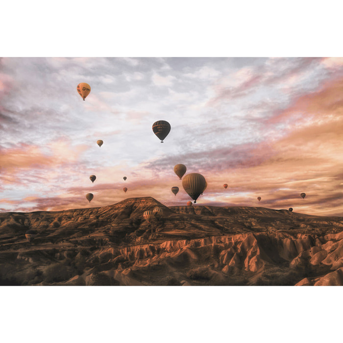 Paysage nature montgolfière en cappadoce  Toile imprimée
