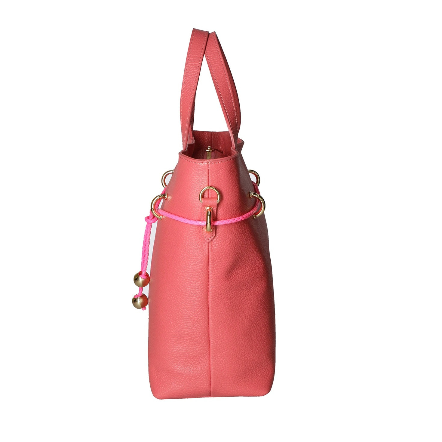 Borsa a mano da donna Made in Italy - Modello Lucilla - Vera pelle - 32.0 x 29.0 x 12.0 cm