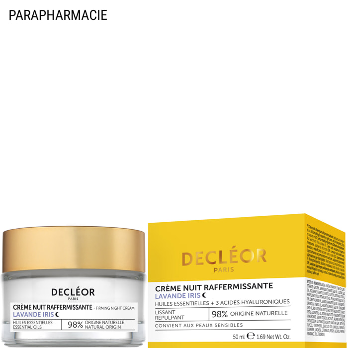 Crème de Nuit Raffermissante Lavande Iris 50ml